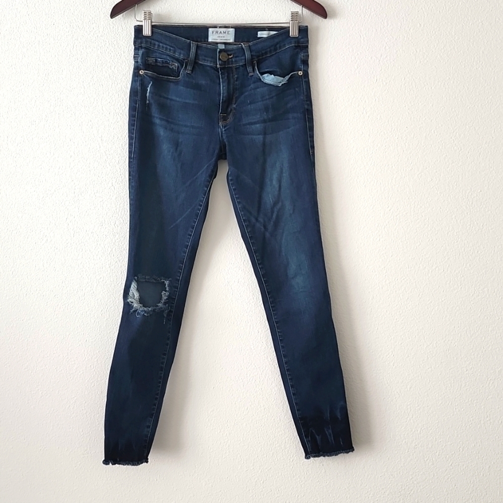 Frame le skinny de Jeanne crop